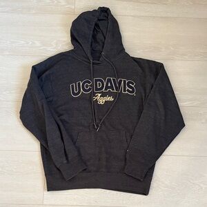 UC Davis Dark Gray Hoodie
